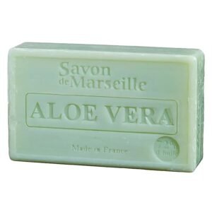 Jabón Natural de Marsella rectangular Aloe Vera -- 100 g