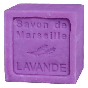 Jabón Natural de Marsella en forma de cubo Lavanda -- 300 g