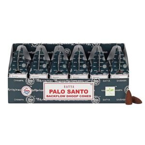 Conos de incienso de reflujo Palo Santo -- 75 g