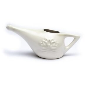 neti pot cerámica -- 17.5x7 cm; 150 ml