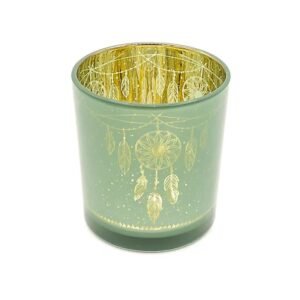 Portavelas metálico Atrapasueños -- 7,3x8 cm