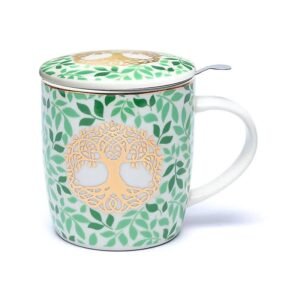 Juego de taza de té Árbol de la vida -- ±400 ml