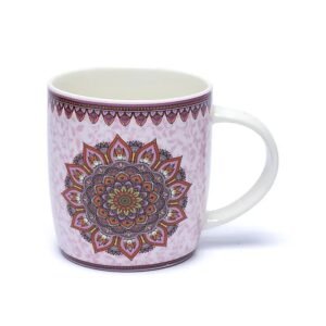Taza de té con infusor Mandale purpura -- ±400 ml