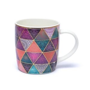 Taza de té con infusor Patchwork -- ±400 ml