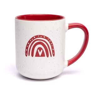 Taza Arcoíris rojo -- ±400 ml