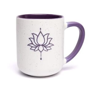 Taza Loto morado -- ±400 ml
